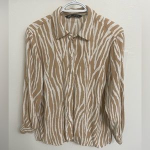 Zara button down shirt
